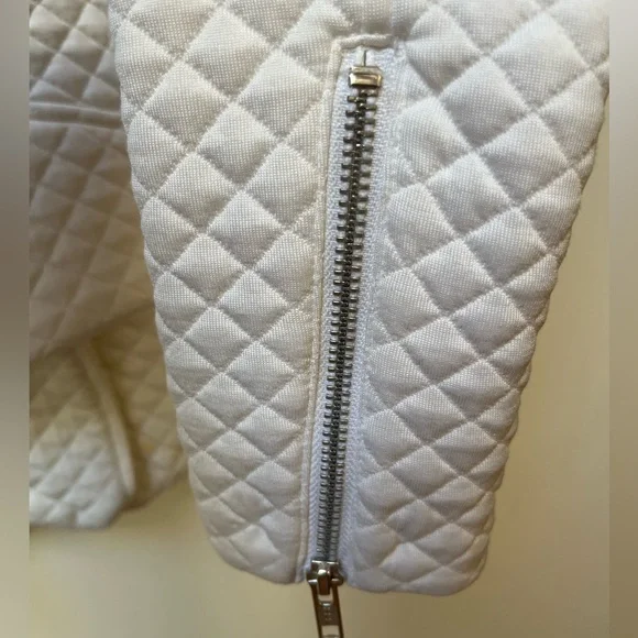 Generation Love White Quilted Bomber Jacket - Picture 6 of 6